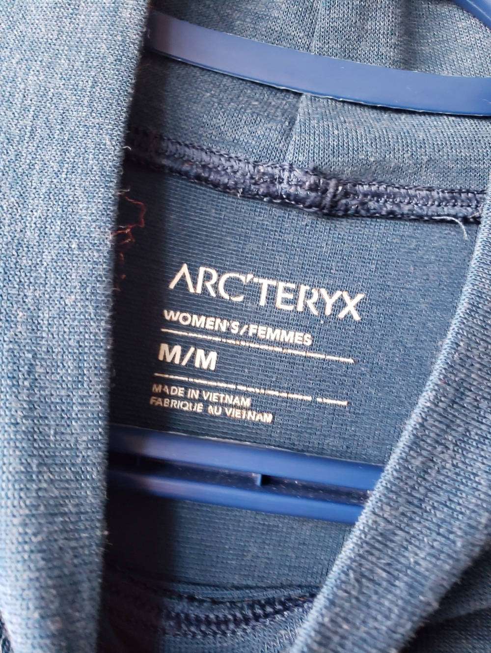 Arcteryx Women's Classic Long Sleeve Mock Neck Top - Slate Blue - Picture 5 of 9